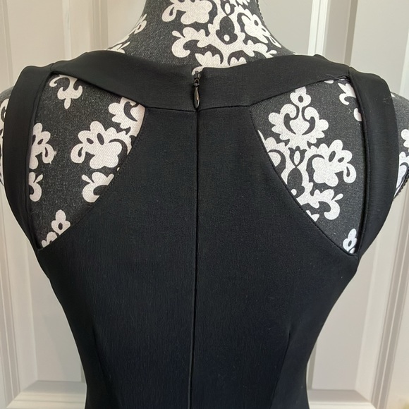 Cache cut out sleeveless LBD little black dress with great lines. - Picture 7 of 13